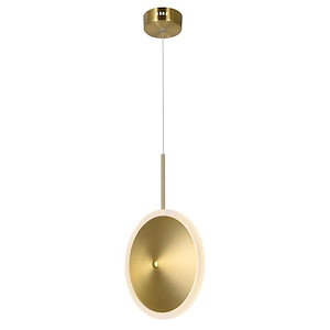 Ovni - 4W LED Down Mini Pendant-14 Inches Tall and 1.5 Inches Wide