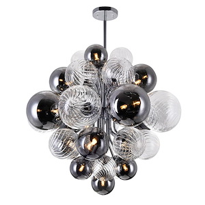 Pallocino - 75W 15 LED Down Chandelier-23 Inches Tall and 25 Inches Wide