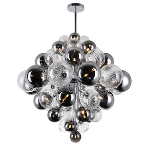 Pallocino - 135W 27 LED Down Chandelier-35 Inches Tall and 36 Inches Wide - 1277040