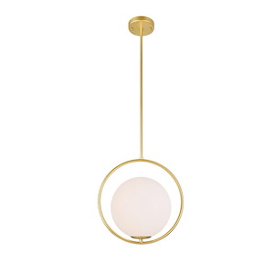 Celeste - 5W 1 LED Down Mini Pendant-14 Inches Tall and 14 Inches Wide