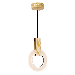 Anello - 4W LED Down Mini Pendant-12 Inches Tall and 5 Inches Wide - 1277079