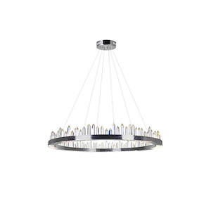 Agassiz - 84W LED Up Chandelier-5 Inches Tall and 40 Inches Wide