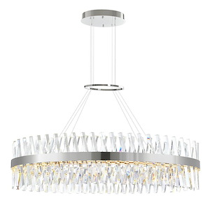 Glace - 95W LED Chandelier-27 Inches Tall and 52 Inches Wide - 1325777