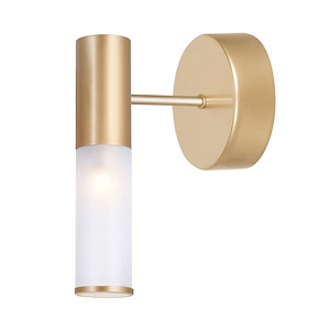 Pipes - 5W 1 LED Wall Sconce-9 Inches Tall and 5 Inches Wide