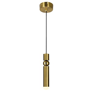Chime - 5W LED Down Mini Pendant-14 Inches Tall and 5 Inches Wide