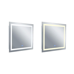 Abril - 24W LED Mirror-36 Inches Tall and 40 Inches Wide