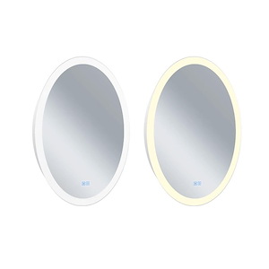 Agostino - 17W LED Mirror-29.53 Inches Tall and 21.65 Inches Wide