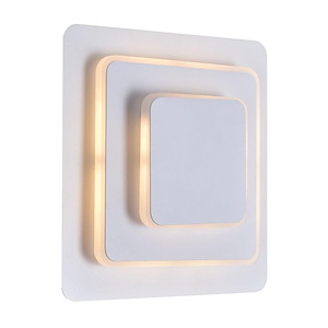 Private I - 9W LED Wall Sconce-9 Inches Tall and 9 Inches Wide - 1277134