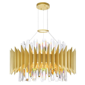 Cityscape - 12 Light Chandelier-12 Inches Tall and 20 Inches Wide - 1277150