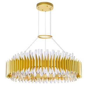 Cityscape - 24 Light Chandelier-12 Inches Tall and 39 Inches Wide - 1277153