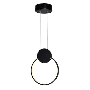 Pulley - 6W LED Mini Pendant-10 Inches Tall and 8 Inches Wide