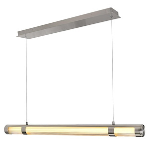 Neva - 18W 1 LED Chandelier-3 Inches Tall and 36 Inches Wide