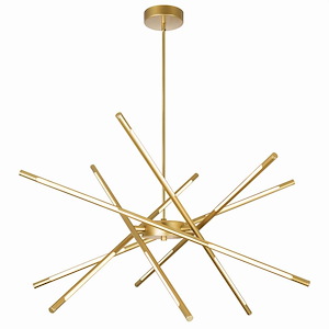Oskil - 20W 6 LED Chandelier-31 Inches Tall and 31 Inches Wide