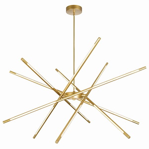 Oskil - 27W 6 LED Chandelier-43 Inches Tall and 43 Inches Wide