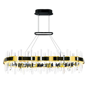 Aya - 75W LED Chandelier-12 Inches Tall and 16 Inches Wide