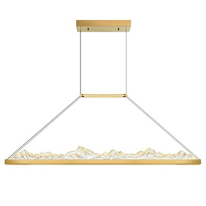 Himalayas - 25W LED Chandelier-19 Inches Tall and 48 Inches Wide