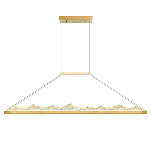 Himalayas - 38W LED Chandelier-19 Inches Tall and 62 Inches Wide