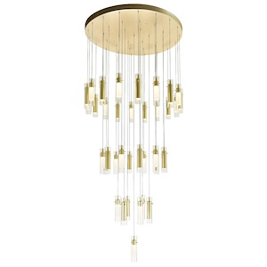 Olinda - 74W LED Chandelier-45 Inches Tall and 33 Inches Wide - 1268363