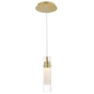 Olinda - 2W LED Mini Pendant-8 Inches Tall and 2 Inches Wide