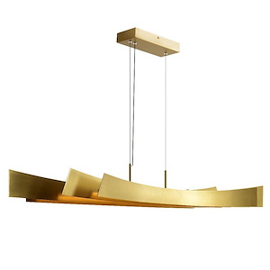 Candora - 27W LED Chandelier-10 Inches Tall and 50 Inches Wide