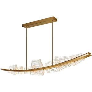 Arcus - 62W LED Chandelier-15 Inch Tall and 70 Inch Wide - 1409409