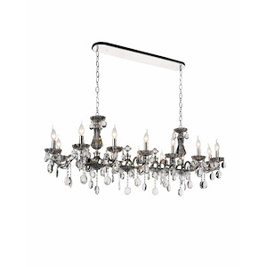 14 Light Chandelier with Chrome Finish