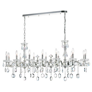 14 Light Chandelier with Chrome Finish