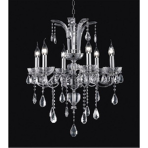 6 Light Chandelier with Chrome Finish - 901286