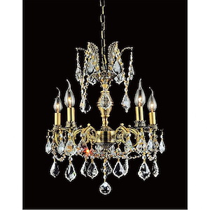 5 Light Chandelier with French Gold Finish - 901304