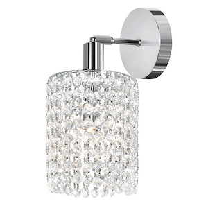 Glitz - 1 Light Wall Sconce-12 Inches Tall and 6 Inches Wide