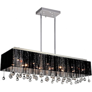 17 Light Chandelier with Chrome Finish