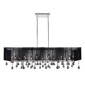 17 Light Chandelier with Chrome Finish