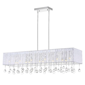 17 Light Chandelier with Chrome Finish