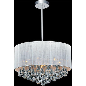 6 Light Chandelier with Chrome Finish - 901383