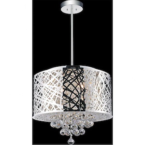 6 Light Chandelier with Chrome Finish - 901414