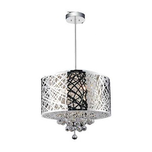 6 Light Chandelier with Chrome Finish - 901414