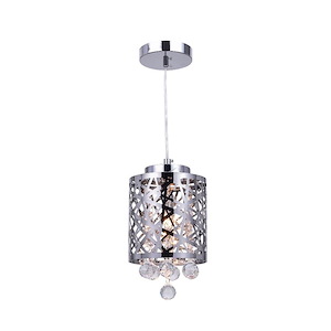 1 Light Mini Pendant with Chrome Finish - 901417