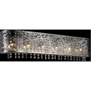 6 Light Wall Sconce with Chrome Finish - 901425
