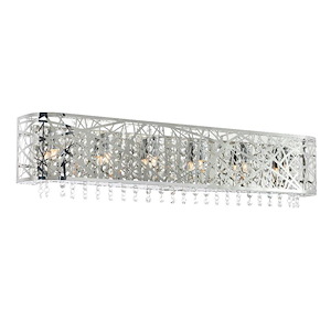 6 Light Wall Sconce with Chrome Finish - 901425