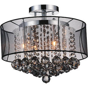 Radiant - 6 Light Drum Flush Mount-14 Inches Tall and 16 Inches Wide - 1277193