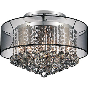 Radiant - 9 Light Drum Flush Mount-15 Inches Tall and 20 Inches Wide