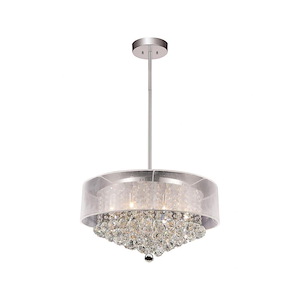 12 Light Chandelier with Chrome Finish - 1252694