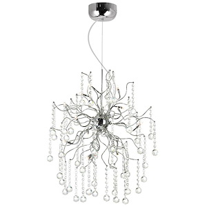 15 Light Chandelier with Chrome Finish - 901545