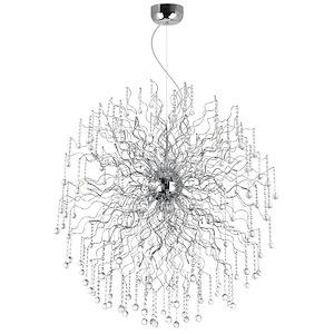 48 Light Chandelier with Chrome Finish - 901548