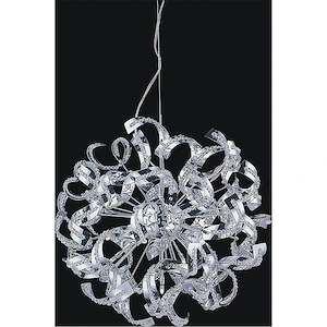 12 Light Chandelier with Chrome Finish - 901551