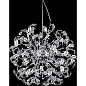 18 Light Chandelier with Chrome Finish