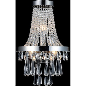 3 Light Wall Sconce with Chrome Finish - 901591