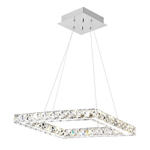 LED Chandelier with Chrome Finish - 901593