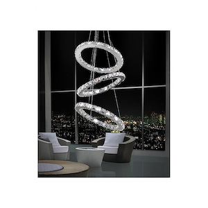 LED Chandelier with Chrome Finish - 901594