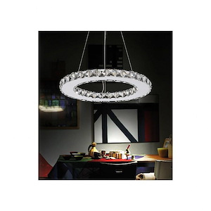 LED Chandelier with Chrome Finish - 901595